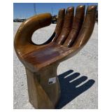 33" Wooden Hand Seat