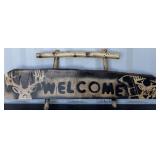 52" Welcome Reclaimed Wood Sign