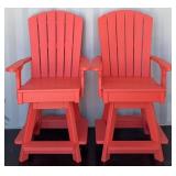 Coral Poly Balcony Chairs