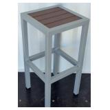 30" Metal & Poly Bar Stool