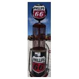 38" Phillips 66 Metal Gas Pump