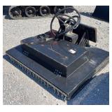 43" Mini Skid Steer Quick Attach Hydraulic Brush