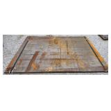 (2) 72" x 97" Steel Plate, 5/8" Thick