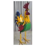 38" Metal Rooster