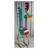 61" Metal Roadrunner Statue