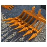 2026 FUTURE 32" Mini Excavator Rake w/ 7 Teeth