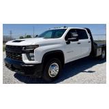 2020 Chevrolet 3500 HD Crew Cab Flatbed Truck