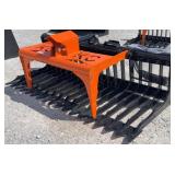 76" Quick Attach Hydraulic Skeleton Grapple