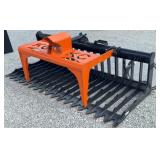 76" Quick Attach Hydraulic Skeleton Grapple