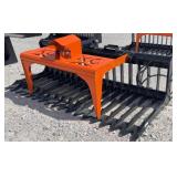 76" Quick Attach Hydraulic Skeleton Grapple