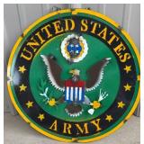 15" United States Army Single Sided Metal Sign