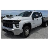 2021 Chevrolet 3500HD Crew Cab Flatbed Truck