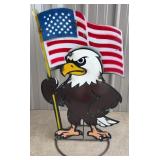 29" Eagle w/ American Flag