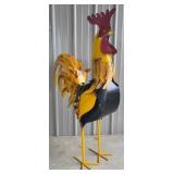 49" Metal Rooster