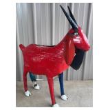 39" Metal Goat