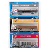 1/64 Ertl Peterbilt Logging Semi, International w/