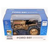 1/16 Ertl Ford 881 Gold Demonstrator Tractor