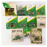 1/64 Ertl John Deere Tractors, Implements, and Com