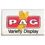 Vintage SST P-A-G Variety Display Embossed Adverti