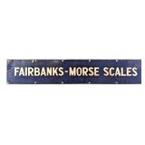 Over 4ft Vintage SSP Fairbanks-Morse Scales Sign
