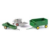 Ertl Gleaner Combine, John Deere Chuck Wagon, and
