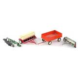 1/16 Ertl Allis-Chalmers Wagon, IH Drill, Oliver P