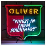 Oliver Finest In Farm Machinery Neon Sign