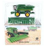 1/64 Ertl John Deere 9660STS Combine with Both Hea