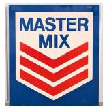 Vintage 4ft SST Master Mix Feeds Embossed Advertis