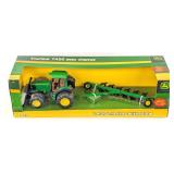 1/32 Ertl John Deere 7420 Tractor with 6-Bottom Pl