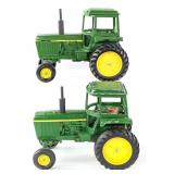 (2) 1/16 Ertl John Deere Sound Gard Tractors