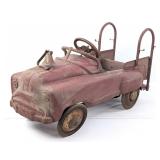 Murray Sad Face Fire Truck Pedal Car