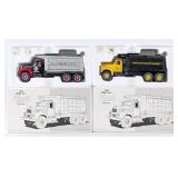 (2) 1/34 First Gear B-Model Mack Dump Trucks