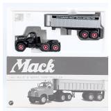 1/34 First Gear 1960 B-Model Mack w/ Dump Trailer