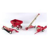 1/16 Ertl IH Baler, Plower, Gravity Wagon, and Gra