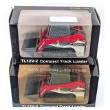 (2) 1/24 Takeuchi TL12V-2 Compact Track Skid Loade
