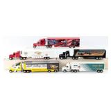 (5) 1/64 Scale Pulling Tractor Semi Trucks with Tr