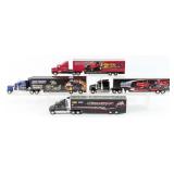 (4) 1/64 Scale Pulling Tractor Semi Trucks with Tr
