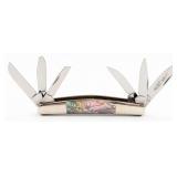 Parker Cutlery Co. Abalone Abe