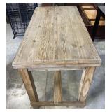 (L) Rustic Bar/Kitchen Table 60" x 36" x 30