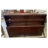 (L) Lea Industries Bed Bookcase. 74" x 54-1/2" x