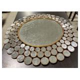 (L) Hanging Mirrow Wall Art. 31" x 31"