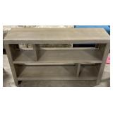 (L) Console Table With Shelving. 49" x 30" x