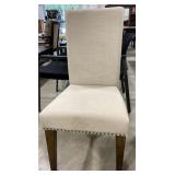 (L) Nail Button Dining Chair. *Bidding Per