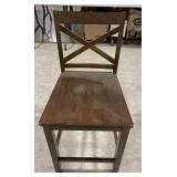 (L) Modern Style Wood Kitchen Chair