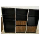 (H) Metal Framed Shelving and Storage Units.