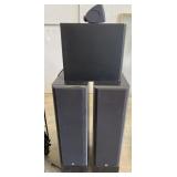 (H) Lot With B&W and Pioneer Speakers