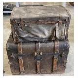 (AF) Vintage Storage Chest. Largest Measures 18"