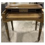 (AF) Vintage Wood Pull Out Desk. 34" x 33" x
