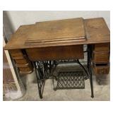 (Q) Vintage Singer Sewing Table. *Machine NOT